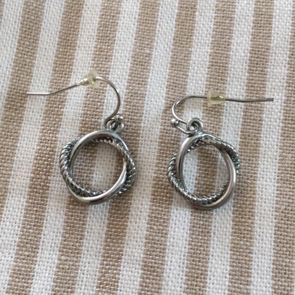 Silver earrings